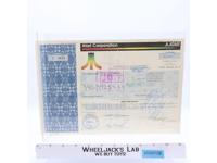 Atari Corporation Common Stock Certificate 100 Shares Dated 11/20/1986 Vintage
