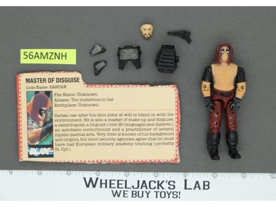 Zartan V1 100% Complete G.I. Joe 1984 Hasbro Vintage Action Figure
