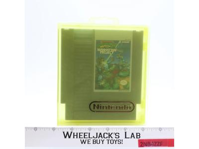 TMNT III The Manhattan Project Nintendo NES 1985 Konami Cartridge W/ Case