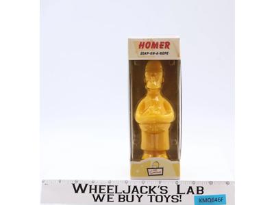 Soap on a Rope HOMER The Simpsons Yellow 2003 Bubbletown NOS MIB