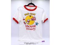 Royal Jell-O Pac-Man Youth's Size Medium T-Shirt 1980s Bally Midway Vintage