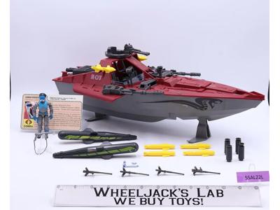 Moray Hydrofoil 100% Complete W/ LENS GI Joe 1985 Hasbro Vintage Vehicle