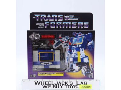 Soundwave + Buzzsaw Transformers Reissue 2024 Hasbro Action Figure NEW SEALED