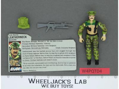 Leatherneck V1 100% Complete G.I. Joe 1986 Hasbro Vintage Action Figure