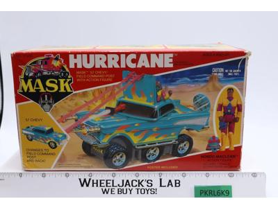 Hurricane Hondo Maclean 100% Complete W/Box MASK 1986 Vintage Action Vehicle