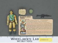 Airborne V1 100% Complete G.I. Joe 1983 Hasbro Vintage Action Figure