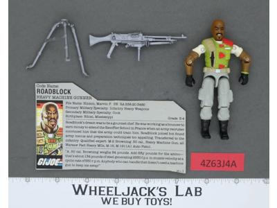 Roadblock V2 100% Complete G.I. Joe 1986 Hasbro Vintage Action Figure