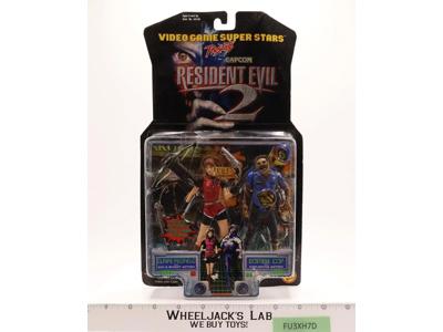 Claire Redfield & Zombie Cop Resident Evil 2 1998 ToyBiz Figure NEW SEALED
