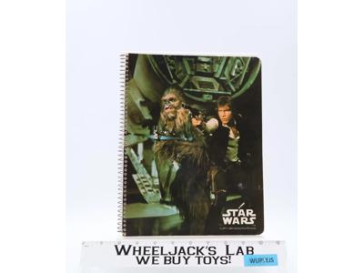 Star Wars Chewbacca & Han Solo College Ruled Notebook 1977 Vintage 11 x 8.5 In.