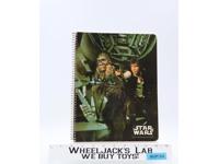Star Wars Chewbacca & Han Solo College Ruled Notebook 1977 Vintage 11 x 8.5 In.