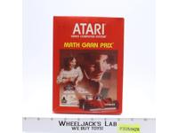 Math Gran Prix W/ Box + Manual ATARI 2600 1982 Vintage Game Cartridge