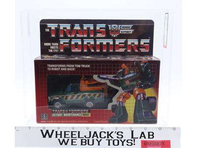 Hoist AFA GRADED 80 80/80/90 G1 Transformers Hasbro Tape Sealed No Color Break