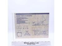 Swamp Skier 1984 ORIGINAL Instructions/ Blueprints G.I. Joe Hasbro Action Figure