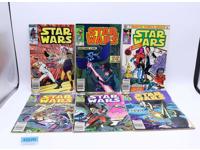 Lot of 6 Star Wars Marvel Comic Books 1980's Issue Numbers 66,51,69,73,60,75