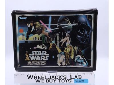 Star Wars Vinyl Collector's Case UNUSED STICKERS 1977 Kenner Carry Case