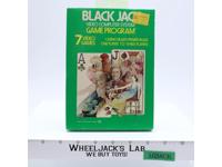 Black Jack W/ Box + Manual ATARI 2600 1977 Vintage Game Cartridge