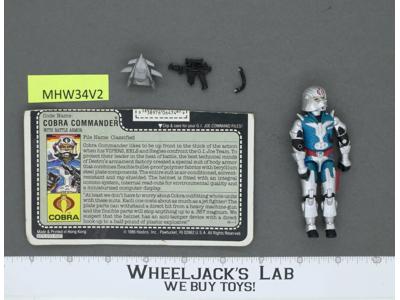 Cobra Commander V3 100% Complete G.I. Joe 1987 Hasbro Vintage Action Figure