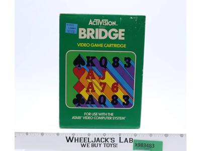 Bridge W/ Box + Manual ATARI 2600 1981 Vintage Game Cartridge