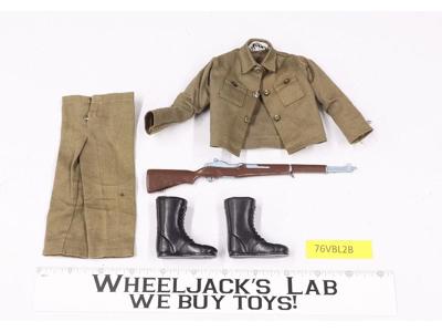 Army Fatigue Pants & Shirt Boots Rifle GI Joe Hasbro 1964 Vintage 12" Accessory