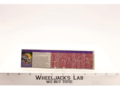 Slugfest Action Figure Tech Spec 1987 Vintage Hasbro G1 Transformers