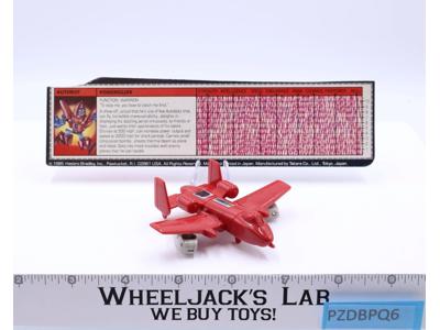 Powerglide 100% Complete 1985 Action Figure G1 Transformers A-10 Thunderbolt