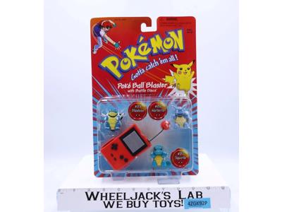 Poke Ball Blaster W/ Battle Discs Blastoise Wartortle Squirtle Pokemon NEW MOSC