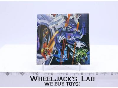 Metroplex Blurr Insert Poster Glow In The Dark 1985 G1 Transformers Vintage