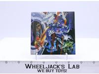 Metroplex Blurr Insert Poster Glow In The Dark 1985 G1 Transformers Vintage
