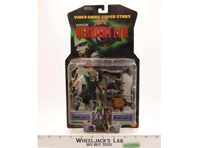 Chris Redfield & Cerberus Resident Evil 1998 ToyBiz Action Figure NEW SEALED