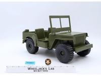 Plastic Green Army Jeep 1973 Empire Carolina Enterprises Military Toy Car