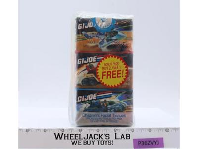 Children's Facial Tissues 6-Pack GI Joe 1988 Hasbro DuClair Vintage NEW SEALED