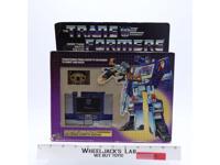 Soundwave/Buzzsaw W/BOX & INSERT 1984 UNUSED STICKERS Vintage G1 Transformers
