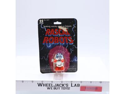 Rascal Robot BLUE HEAD SILVER Wind Up Tomy 1978 VintageFigure NEW SEALED