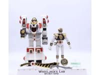 White Tigerzord W/ White Ranger Power Rangers 1994 Bandai Action Figure