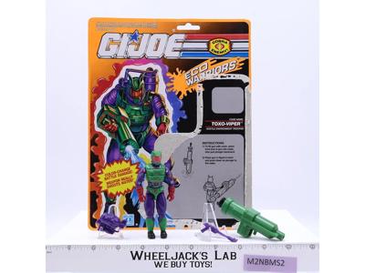 Toxo-Viper V2 100% Complete W/ Cardback 1989 G.I. Joe Hasbro Vintage Figure