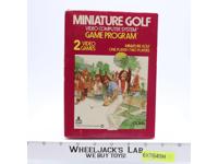 Miniature Golf W/ Box + Manual ATARI 2600 1978 Game Cartridge