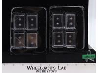 Set of 8 Clear Cassette Tape Cases Third Party Action Figure Accessory