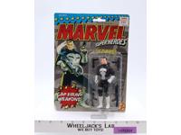 The Punisher Marvel Super Heroes Cap Firing Weapons 1990 Toy Biz MOSC New