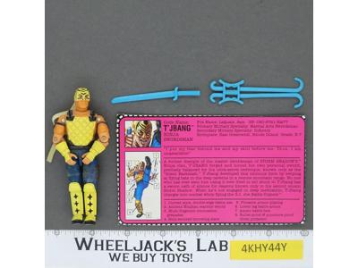 T'Jbang V1 100% Complete 1992 G.I. Joe Hasbro Vintage Action Figure