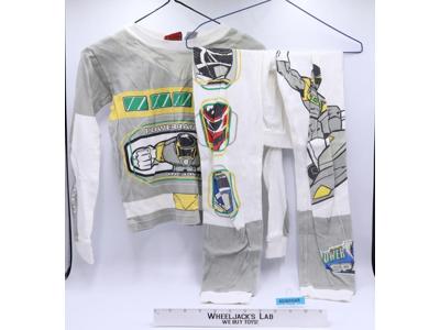2-pc SET Pajamas Top & Pants Youth Sz 10 Power Rangers in Space 1998 Saban