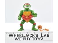 Raphael W/STORAGE SHELL 1990 TMNT Teenage Mutant Ninja Turtle Playmates