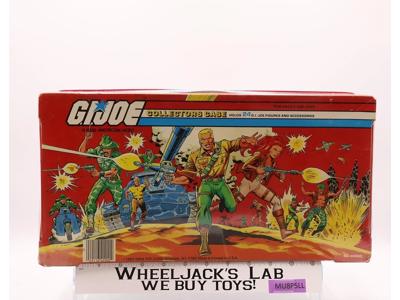 GI Joe Collectors Case 24 Action Figures W/ TRAYS 1984 Tara Toy Accessory