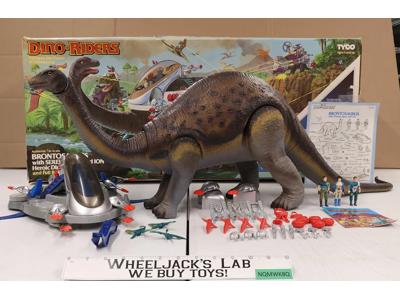 Brontosaurus 100% Complete W/ Box Dino Riders 1989 Tyco Vintage Action Figure