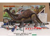 Brontosaurus 100% Complete W/ Box Dino Riders 1989 Tyco Vintage Action Figure