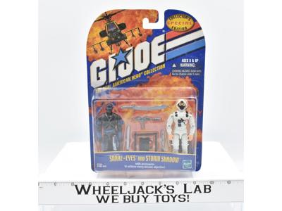 Snake-Eyes and Storm Shadow NEW GI Joe 2000 Hasbro Action Figure Cobra ARAH