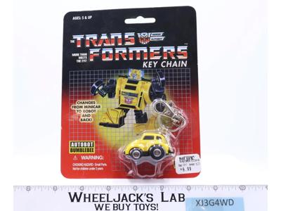 Bumblebee Autobot Keychain Transformers G1 Reissue 2002 Hasbro NEW MOSC