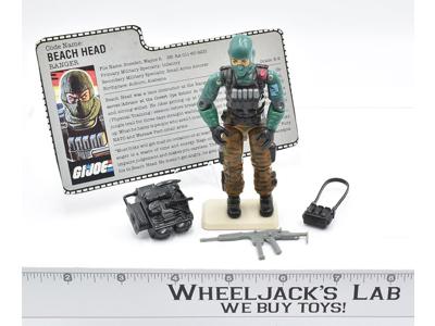 Beach Head Ranger 100% Complete GI Joe 1985 Hasbro Vintage Action Figure