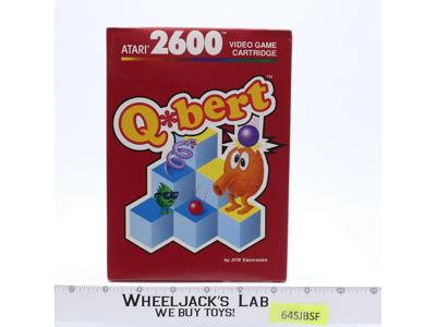 Q Bert Qbert Q-Bert W/ Box + Manual ATARI 2600 1983 Vintage Game Cartridge