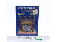 Video Pinball W/ Box + Manual ATARI 2600 1980 Vintage Game Cartridge