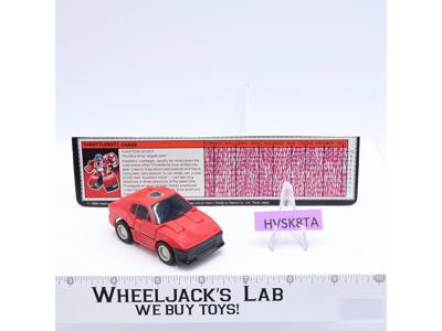 Chase 100% Complete WORKS 1987 Vintage Hasbro G1 Transformers Ferrari